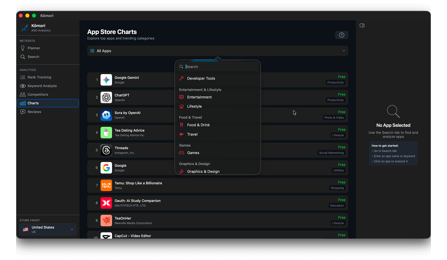 App Store Charts